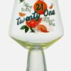 21st Birthday Cocktail Glass