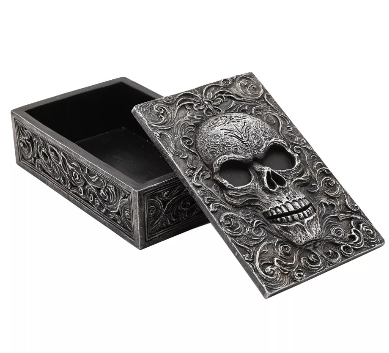 Mystic Legends Skull Storage Box – 14 x 9.5cm