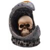 Mystic Legends Skull and Moon Backflow Incense Burner