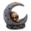 Mystic Legends Skull and Moon Backflow Incense Burner