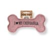 I Love My Chihuahua Squeaky Dog Toy