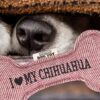 I Love My Chihuahua Squeaky Dog Toy