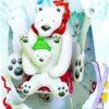3D Christmas Swing Pola Bear Card