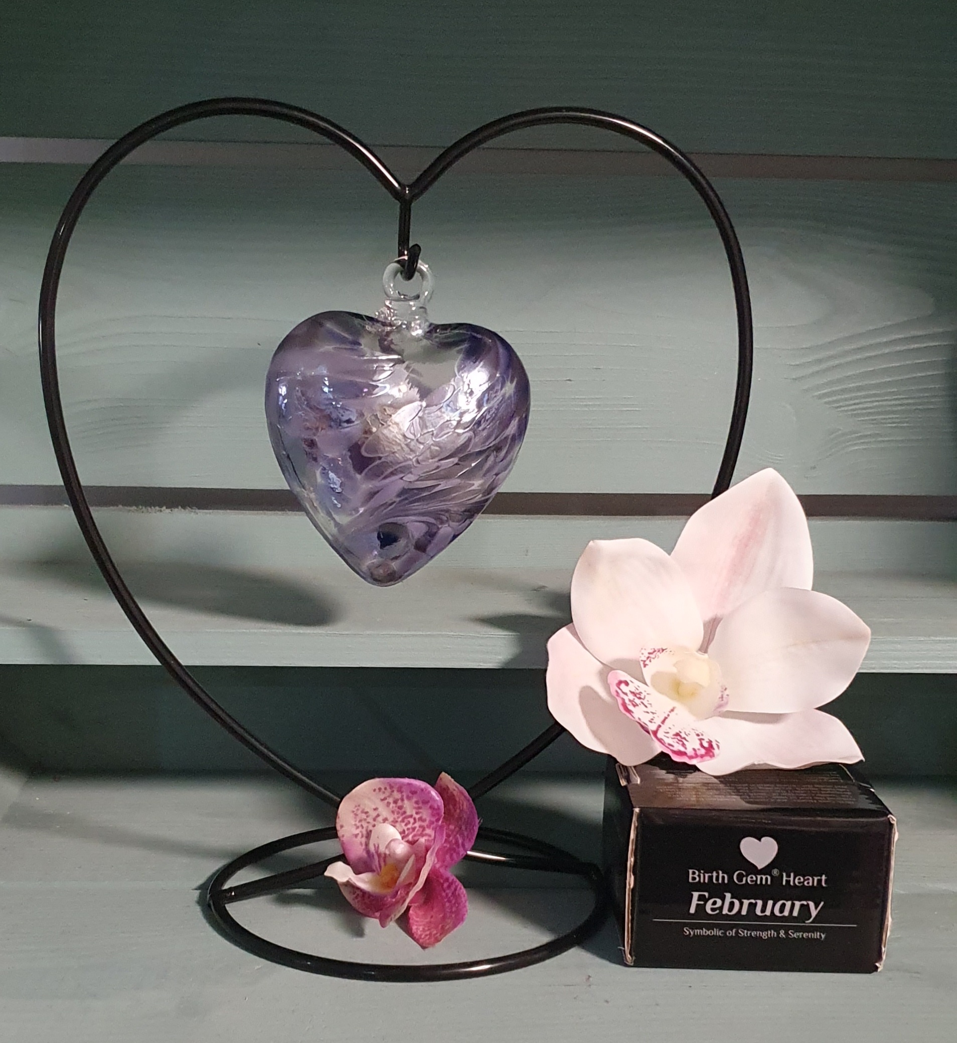 Nobile Glassware Heart Stand Large 27cm