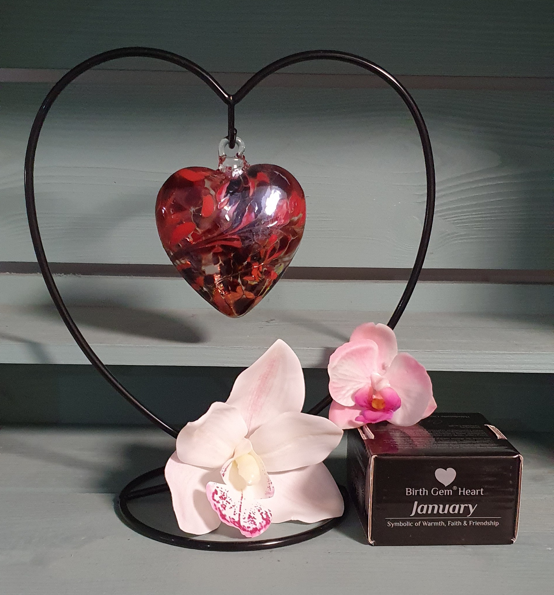 Nobile Glassware Heart Stand Large 27cm