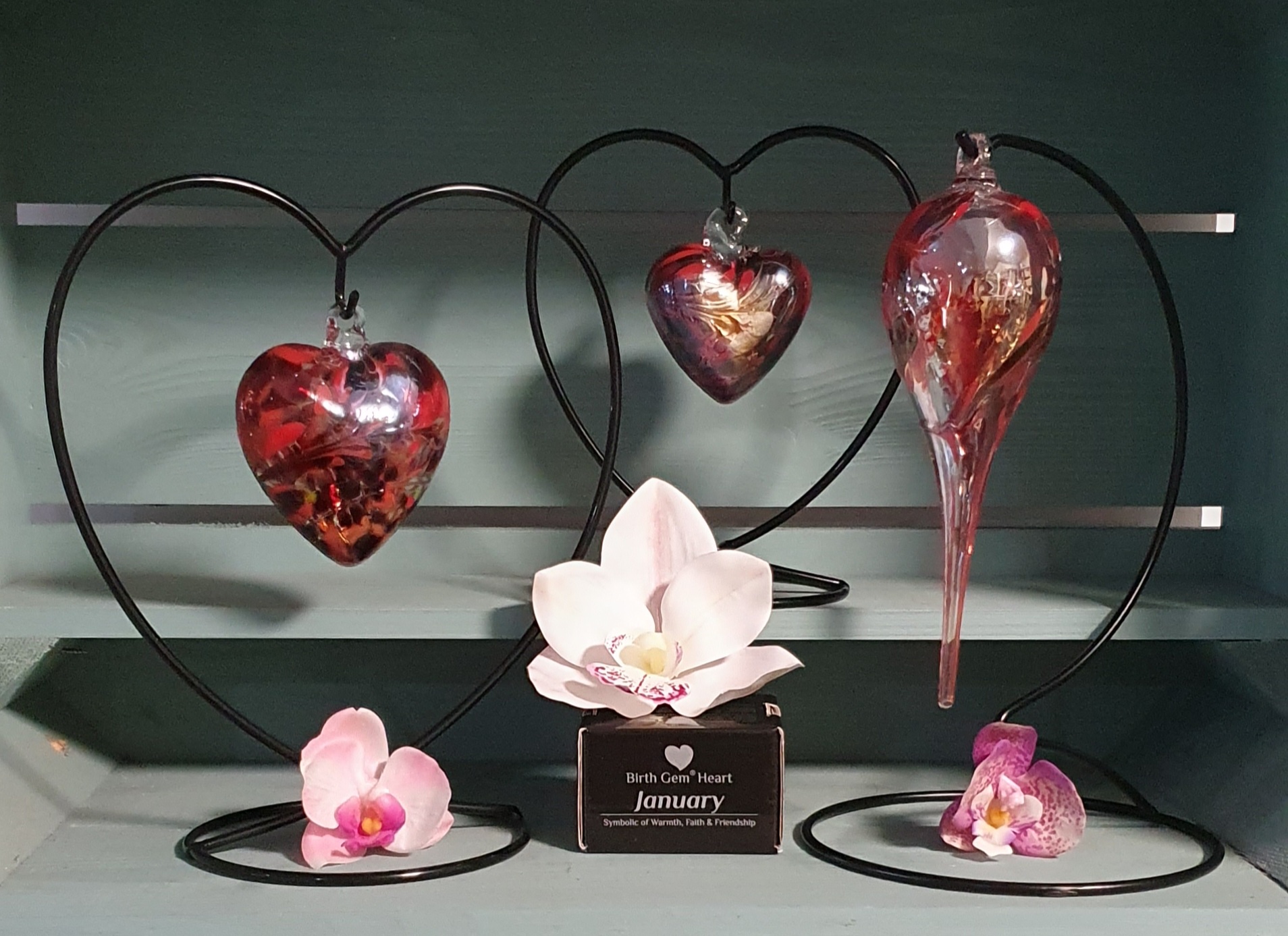 Nobile Glassware Birth Gem Drop - January