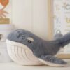 The Plush Dark Blue Wilfred Whale 28cm