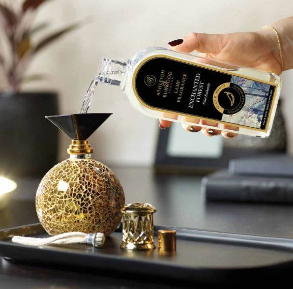 enchanted forest oil in lamp