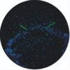 Nextime Wall Clock Glow in the Dark Milky Way Dome