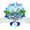 Happy Birthday Golf Clubs Pop Up Card