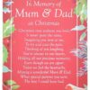In Memory of Mum & Dad at Christmas – Graveside Card