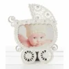 Baby Lace Pram Silver Photo Frame