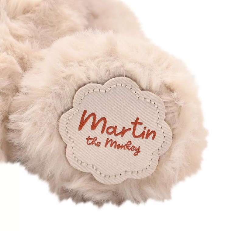 The Plush Sitting Light Brown Martin Monkey 22cm