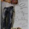 Special Son Birthday Card Man Standing